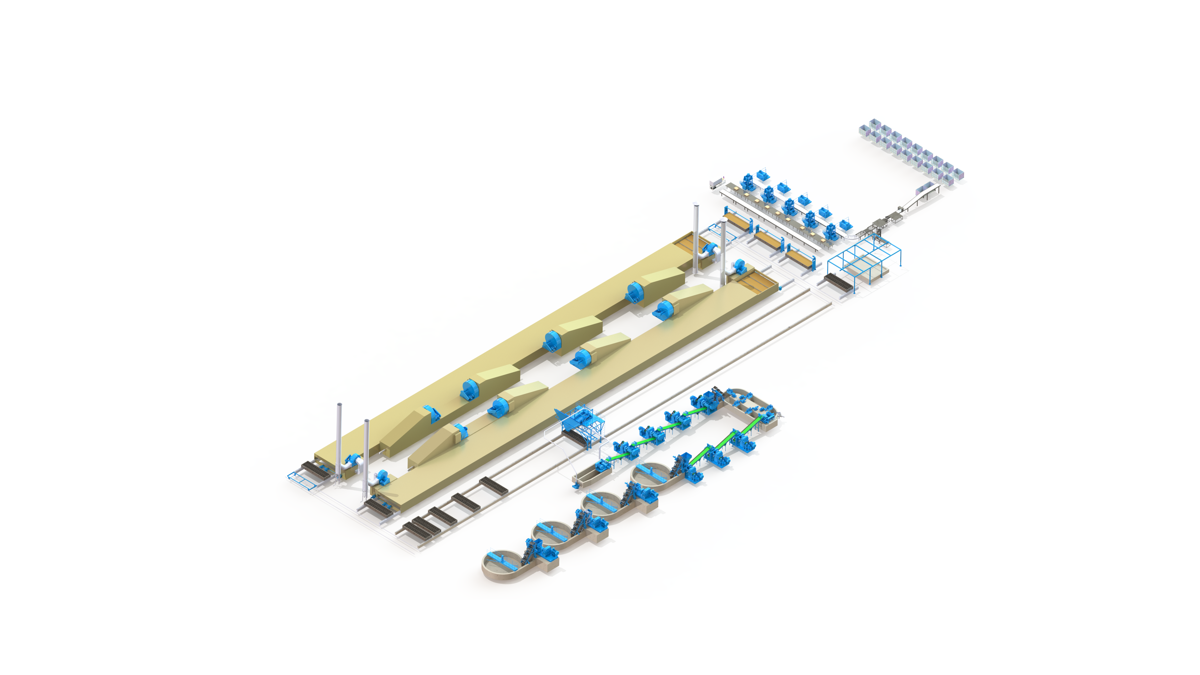 TSR10/20 complete process line layout