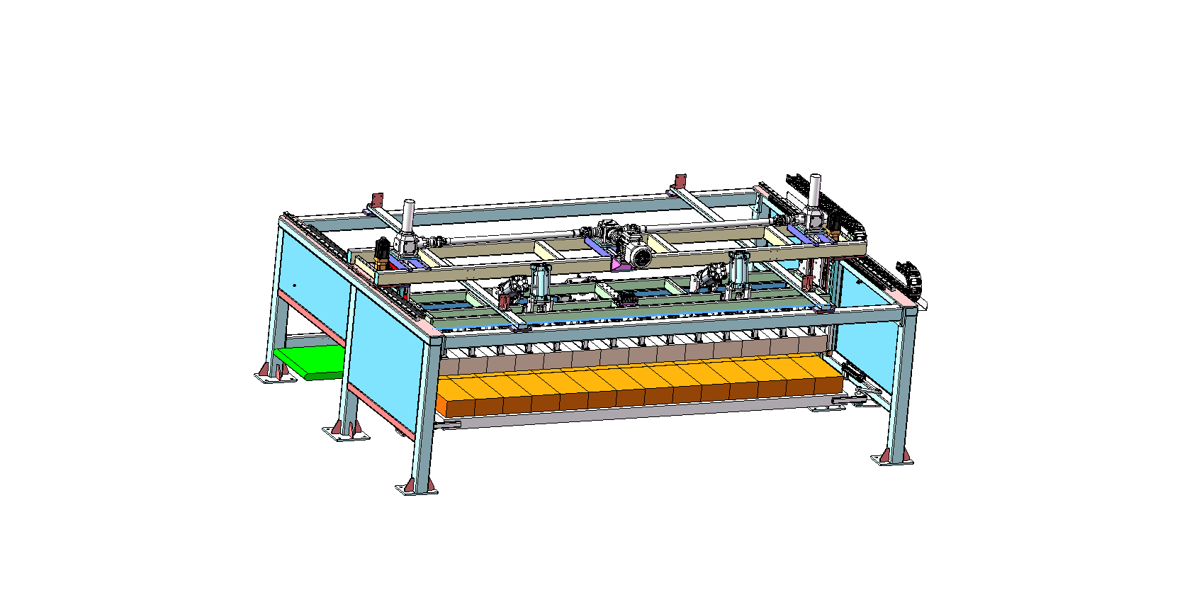 Bale unloading machine
